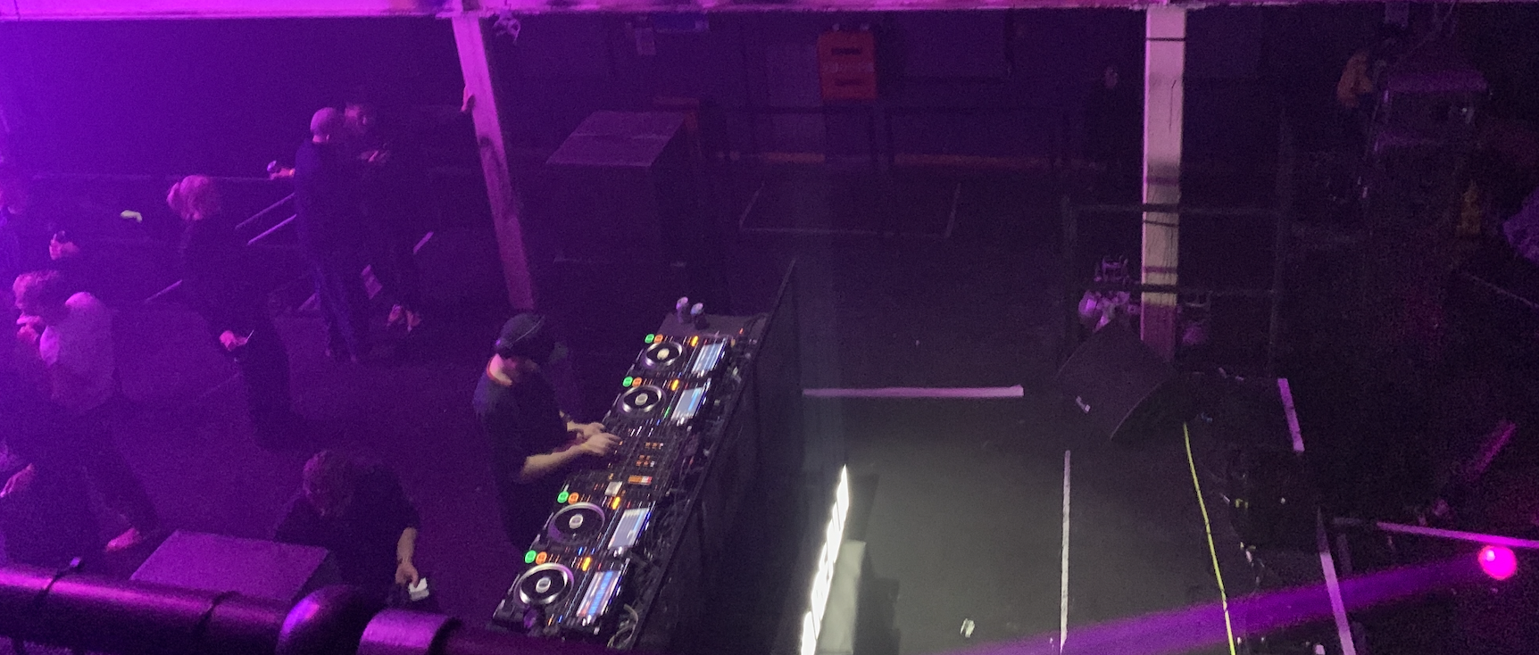 Midnight Soup playing under purple light